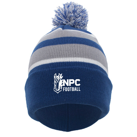 NPC Football KNIT FOLD OVER POM-POM BEANIE - Image 24