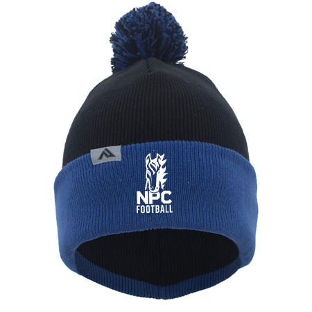 NPC Football KNIT FOLD OVER POM-POM BEANIE - Image 20