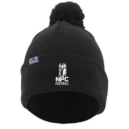 NPC Football KNIT FOLD OVER POM-POM BEANIE - Image 26