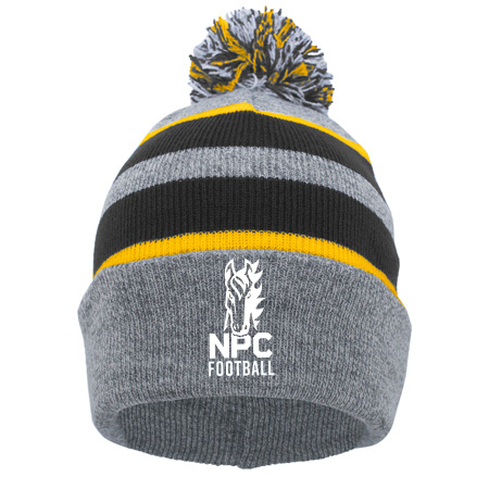 NPC Football KNIT FOLD OVER POM-POM BEANIE - Image 3