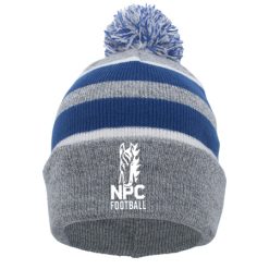 Alternative view of NPC Football KNIT FOLD OVER POM-POM BEANIE