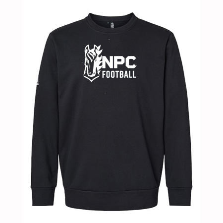NPC Football Adidas Fleece Crewneck Sweatshirt - Image 5