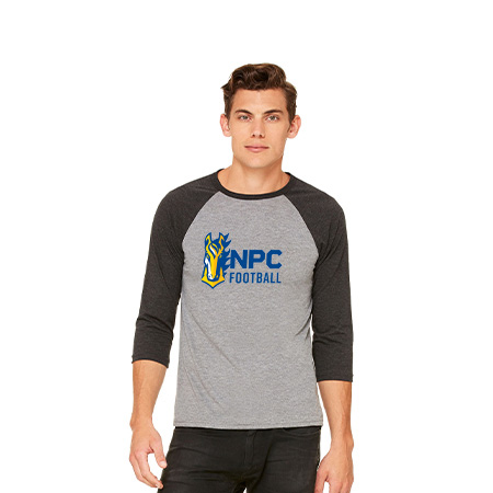 NPC Football Unisex 3/4 Sleeve Baseball Tee - Image 11