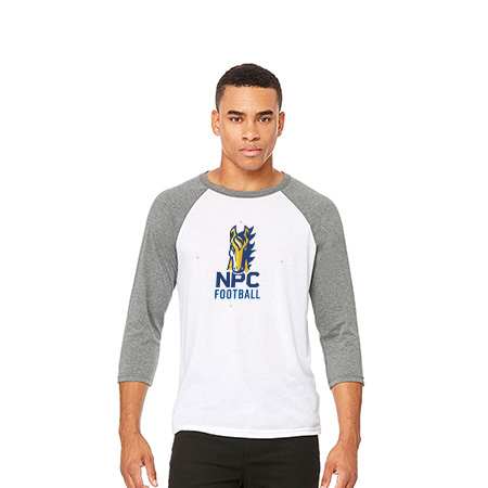 NPC Football Unisex 3/4 Sleeve Baseball Tee - Image 12