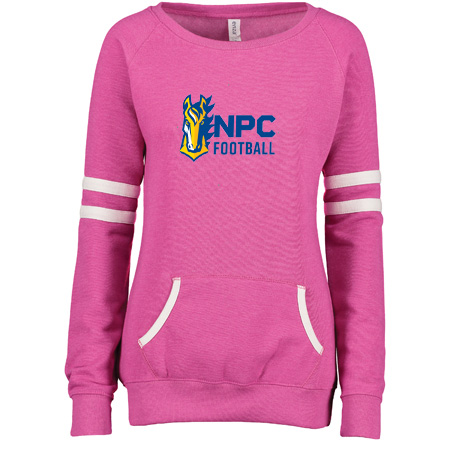 NPC Football Ladies Varsity Fleece Crew Neck Pullover - Image 15