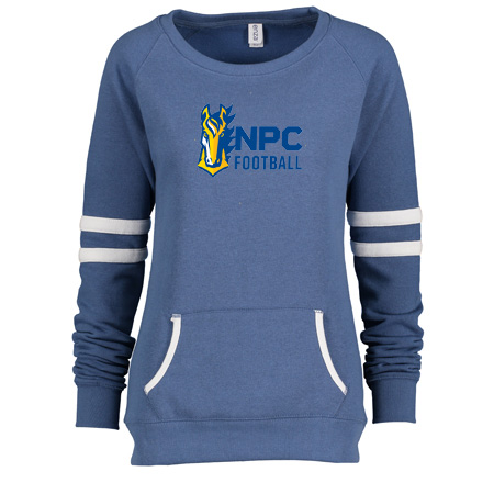 NPC Football Ladies Varsity Fleece Crew Neck Pullover - Image 14