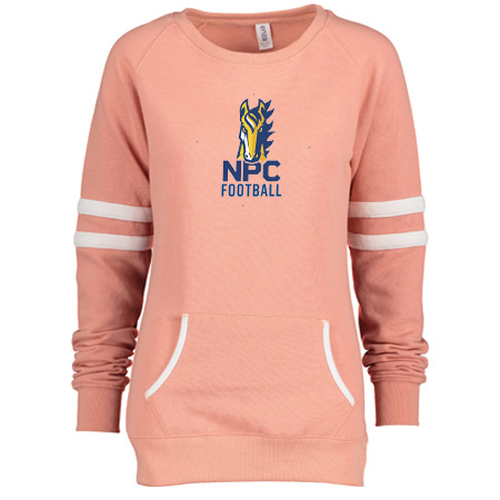 NPC Football Ladies Varsity Fleece Crew Neck Pullover - Image 16