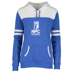 Alternative view of NPC Football Ladies Varsity Fleece Pullover Hood