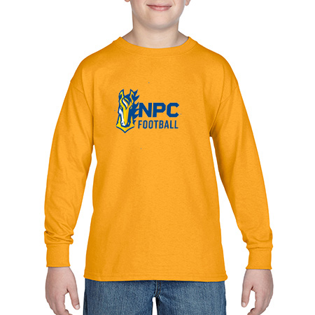 NPC Football Youth Heavy Cotton™ Youth Long Sleeve T-Shirt