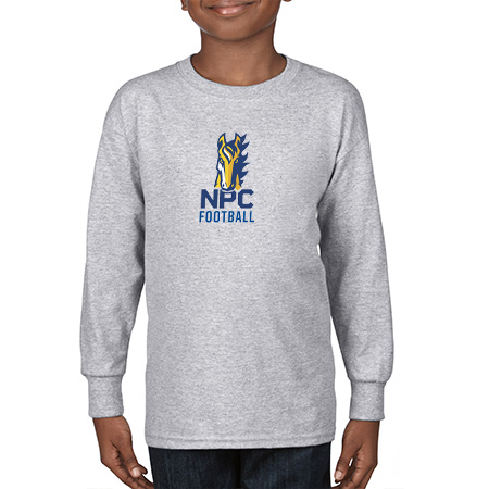 NPC Football Youth Heavy Cotton™ Youth Long Sleeve T-Shirt - Image 10