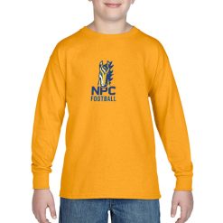 Alternative view of NPC Football Youth Heavy Cotton™ Youth Long Sleeve T-Shirt