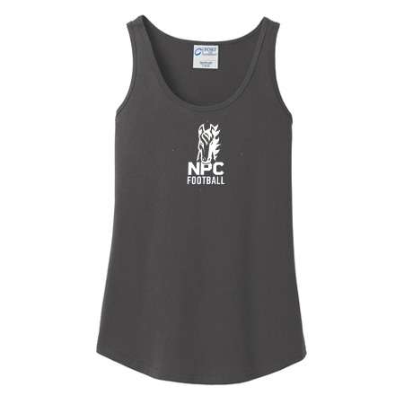 NPC Football Ladies Ladies Core Cotton Tank Top - Image 6