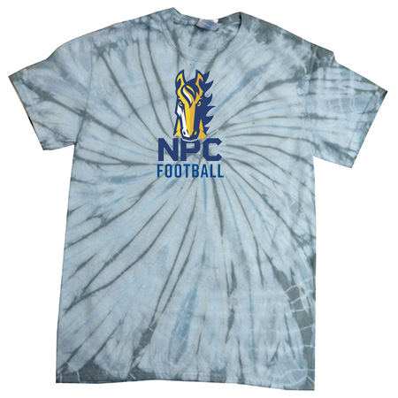 NPC Football Spider Tie Dye T-Shirt - Image 5