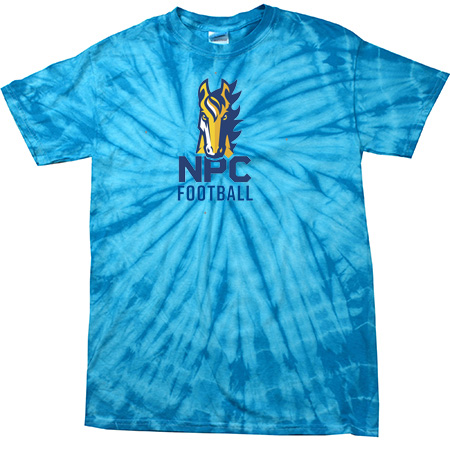 NPC Football Spider Tie Dye T-Shirt - Image 8