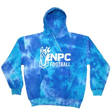 NPC Football Adult Tie Dye Fleece Pullover - Image 5