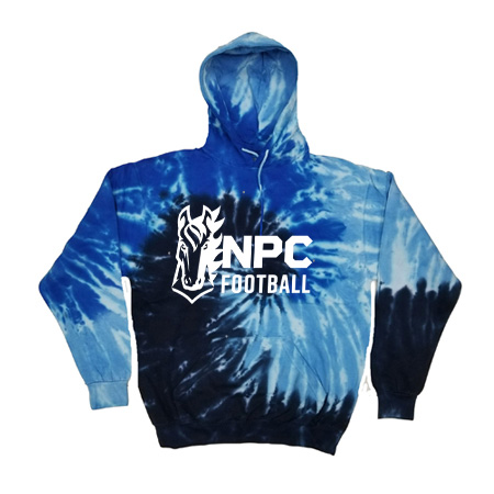 NPC Football Adult Tie Dye Fleece Pullover - Image 33