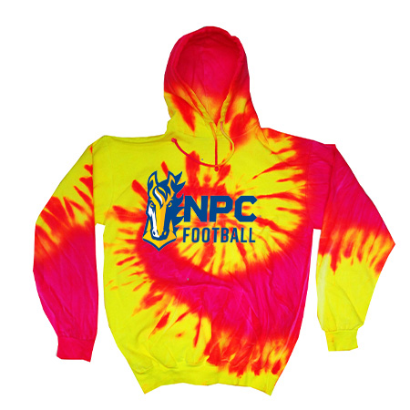 NPC Football Adult Tie Dye Fleece Pullover - Image 15