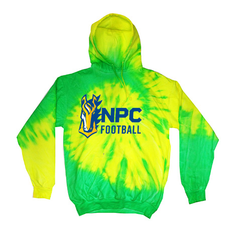 NPC Football Adult Tie Dye Fleece Pullover - Image 3