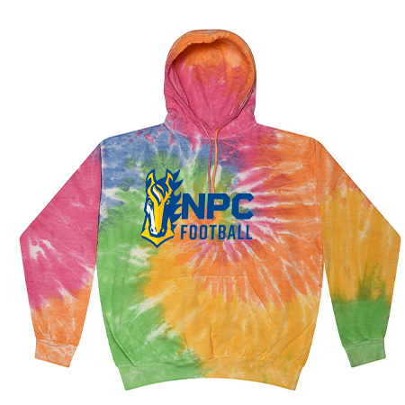 NPC Football Adult Tie Dye Fleece Pullover - Image 16