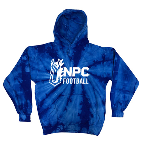 NPC Football Adult Tie Dye Fleece Pullover - Image 6
