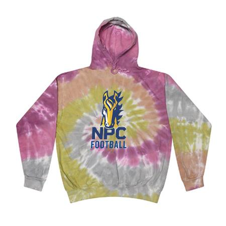 NPC Football Adult Tie Dye Fleece Pullover - Image 28