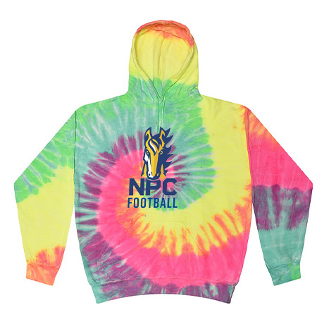 NPC Football Adult Tie Dye Fleece Pullover - Image 23