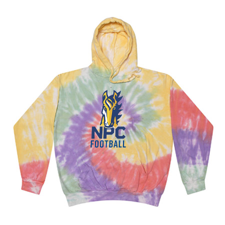 NPC Football Adult Tie Dye Fleece Pullover - Image 21