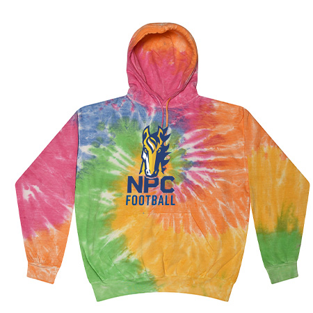 NPC Football Adult Tie Dye Fleece Pullover - Image 32