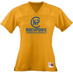 Alternative view of Northpointe Christian Ladies Junior Fit Replica Football Tee