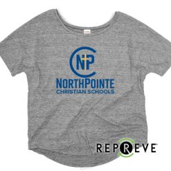 Alternative view of Northpointe Christian Ladies Triblend Flowy Tee