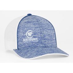 Alternative view of Northpointe Christian Fitted Heather Trucker Mesh