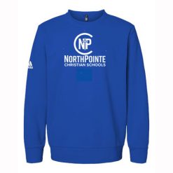 Alternative view of Northpointe Christian Adidas Fleece Crewneck Sweatshirt