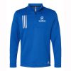Northpointe Christian Adult Adidas 3-Stripes Double Knit Quarter-Zip Pullover