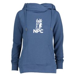 Northpointe Christian Ladies Classic Fleece Funnel Neck Pullover Hood