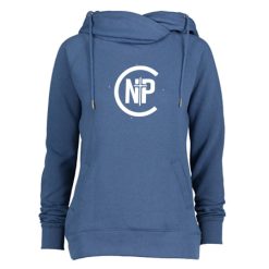 Alternative view of Northpointe Christian Ladies Classic Fleece Funnel Neck Pullover Hood