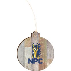 Northpointe Christian Light 4.18 X 3.86 Faux Wood Ornament