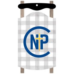 Alternative view of Northpointe Christian Sled Ornament