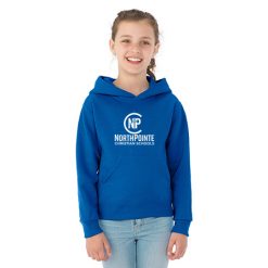 Alternative view of Northpointe Christian Youth NuBlend® Youth Hooded Sweatshirt