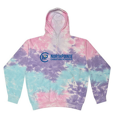 Northpointe Christian Adult Tie Dye Fleece Pullover - Image 56