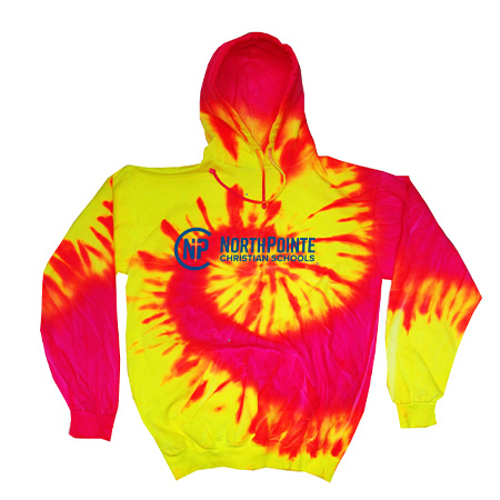 Northpointe Christian Adult Tie Dye Fleece Pullover - Image 34
