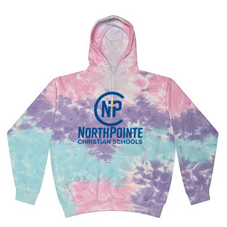 Northpointe Christian Adult Tie Dye Fleece Pullover - Image 58