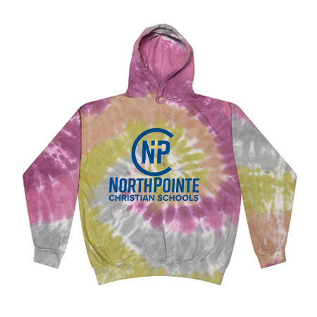 Northpointe Christian Adult Tie Dye Fleece Pullover - Image 59