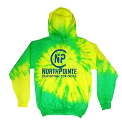 Northpointe Christian Adult Tie Dye Fleece Pullover