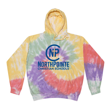 Northpointe Christian Adult Tie Dye Fleece Pullover - Image 57