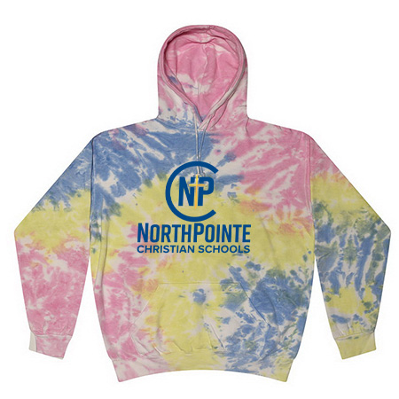 Northpointe Christian Adult Tie Dye Fleece Pullover - Image 55