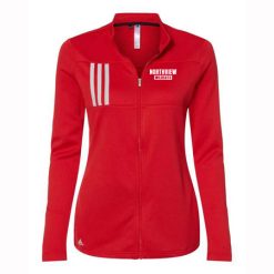 Northview Ladies Adidas 3-Stripes Double Knit Full-Zip Pullover