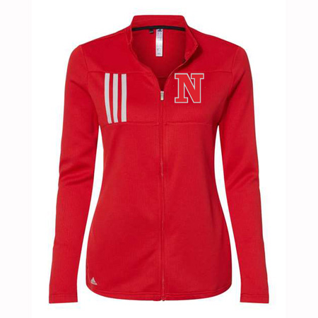 Northview Ladies Adidas 3-Stripes Double Knit Full-Zip Pullover - Image 4