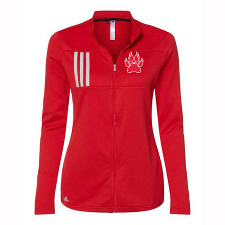 Northview Ladies Adidas 3-Stripes Double Knit Full-Zip Pullover - Image 2
