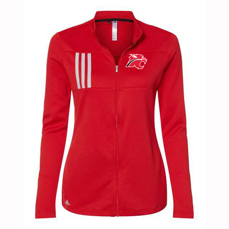 Northview Ladies Adidas 3-Stripes Double Knit Full-Zip Pullover - Image 5