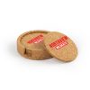 Northview Circular Cork Coaster Set of 4 with holder